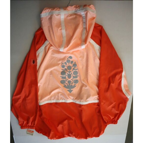 FP Movement OB1928025 Women Sz L Peach Combo Care Like The Wind Logo Jacket - Picture 13 of 13